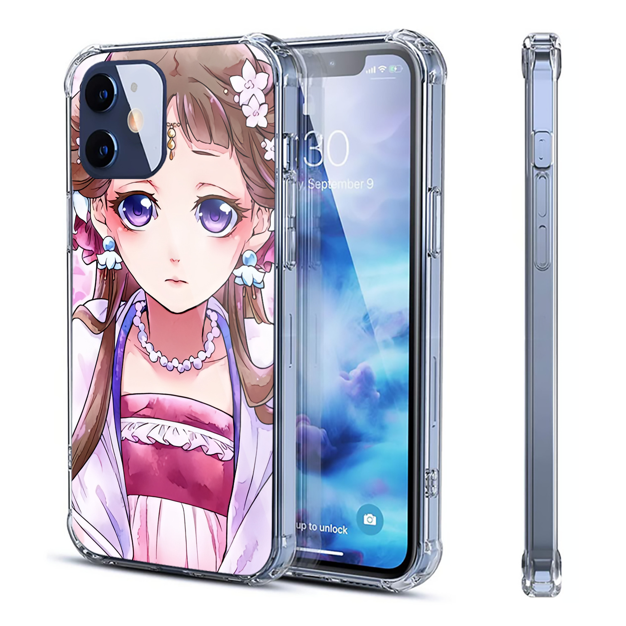 （画像用） 薬屋のひとりごと The Apothecary Diaries 【iPhone 12シリーズ対応】透明スマホケース（クリアソフトケース）